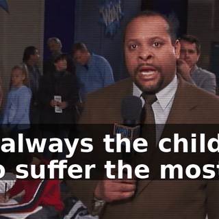 it's always the children who suffer the most.