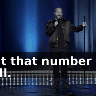 I get that number and I call.