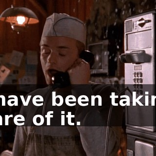 I have been taking care of it.