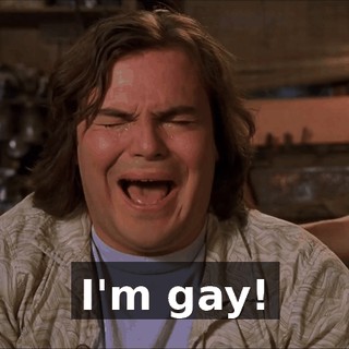 I'm gay!