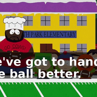 we've got to handle the ball better.
