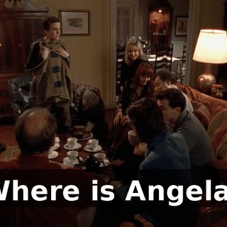 Where is Angela?