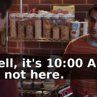 Well, it's 10:00 AM, so not here.