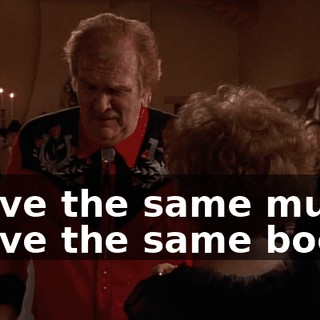 I have the same music, I have the same boots,