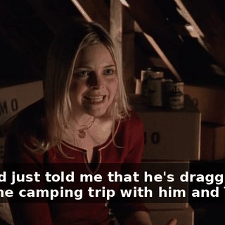 My Dad just told me that he's dragging me on some camping trip with him and Trish.
