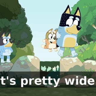 It's pretty wide!