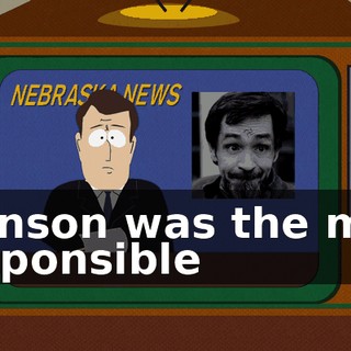 Manson was the man responsible