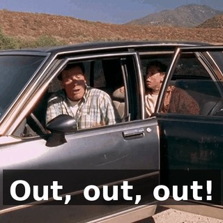 Out, out, out!