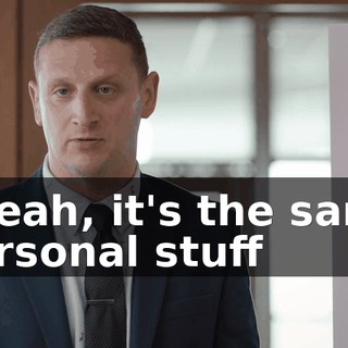 - Yeah, it's the same personal stuff