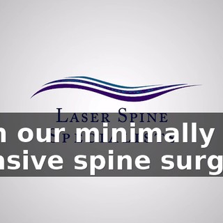 with our minimally invasive spine surgery,