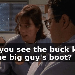 Did you see the buck knife in the big guy's boot?