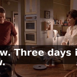 Wow. Three days in a row.