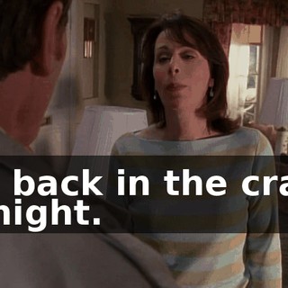 Go back in the crate tonight.