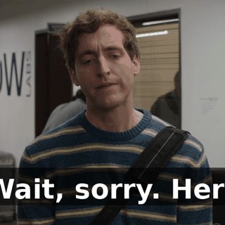 Wait, sorry. Her?