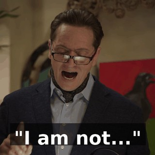 "I am not..."