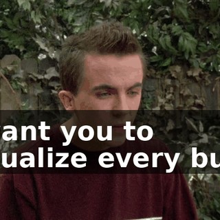 I want you to visualize every bully