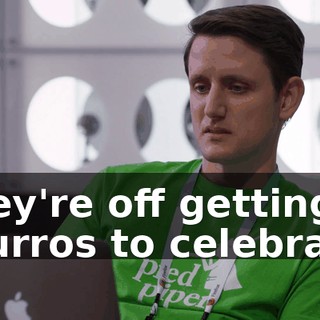 They're off getting churros to celebrate.