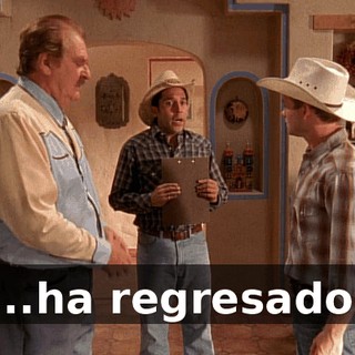 ...ha regresado.