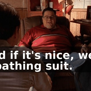 and if it's nice, wear a bathing suit.