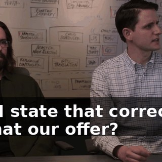 Did I state that correctly? Is that our offer?