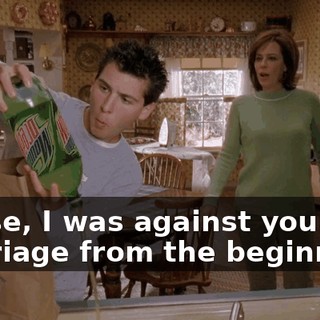 Reese, I was against your marriage from the beginning.
