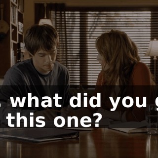 So, what did you get for this one?