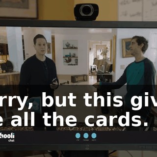 Sorry, but this gives me all the cards.