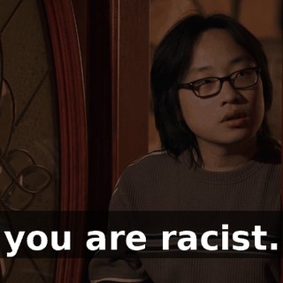 you are racist.