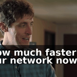 how much faster is our network now?