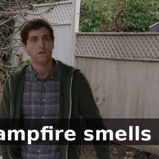 a campfire smells sad