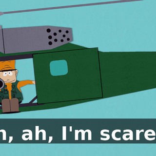 Ah, ah, I'm scared.