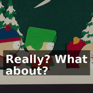 Really? What about?