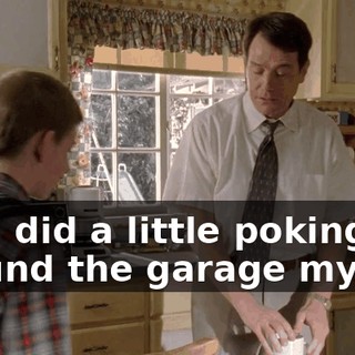 So, I did a little poking around the garage myself,