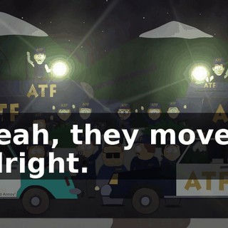 Yeah, they moved alright.