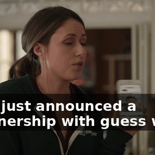 who just announced a partnership with guess who?