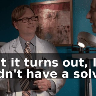 but it turns out, I didn't have a solve.