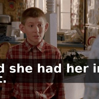 and she had her iron out.