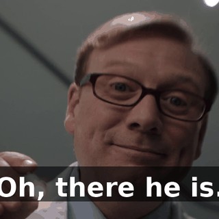 Oh, there he is.