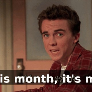 This month, it's me.
