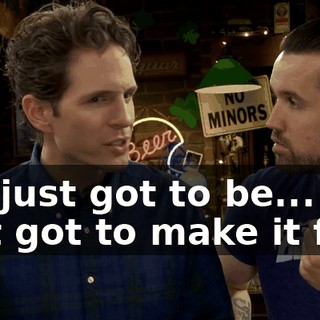 We just got to be... Just got to make it fun.