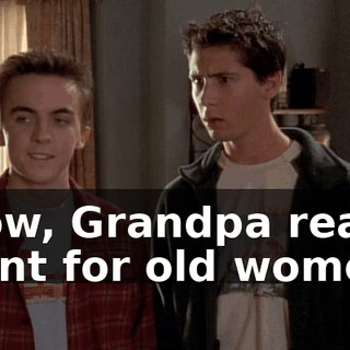 Wow, Grandpa really went for old women.