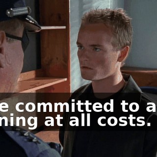 more committed to avoid learning at all costs.