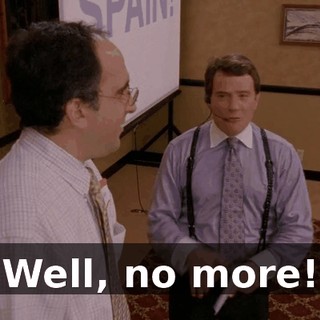 Well, no more!