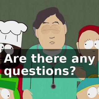 Are there any questions?
