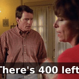 There's $400 left.