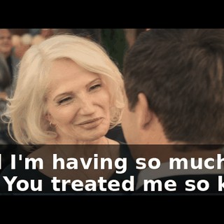 ♪ And I'm having so much fun You treated me so kind ♪