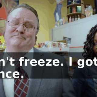 Can't freeze. I got to dance.