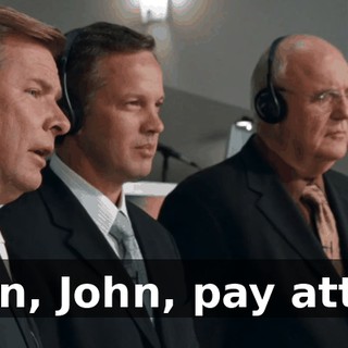 Come on, John, pay attention.