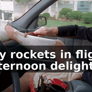 ♪ Sky rockets in flight Afternoon delight ♪