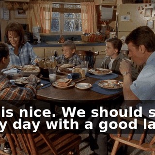 This is nice. We should start every day with a good laugh.